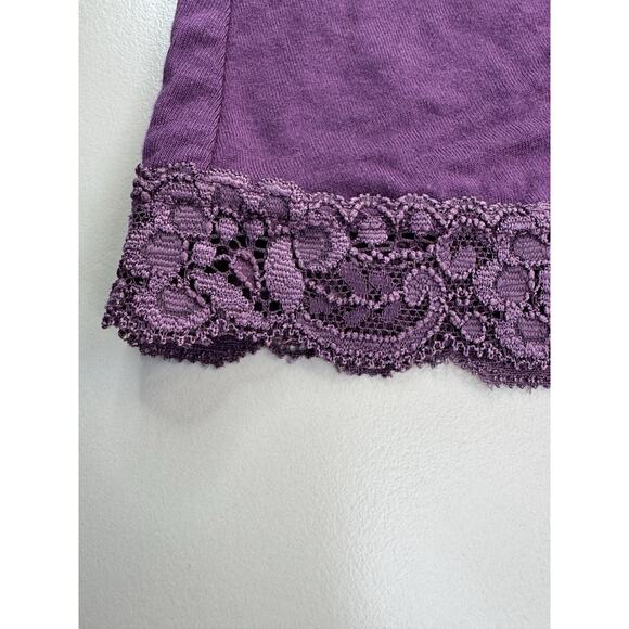 Adore Me Women’s Babydoll Slip Dress XL Purple Mesh Lace Y2K Floral Retro Slinky - Picture 9 of 15